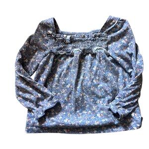 Oshkosh B’Gosh Floral Ruffle Long Sleeve Shirt | 2T